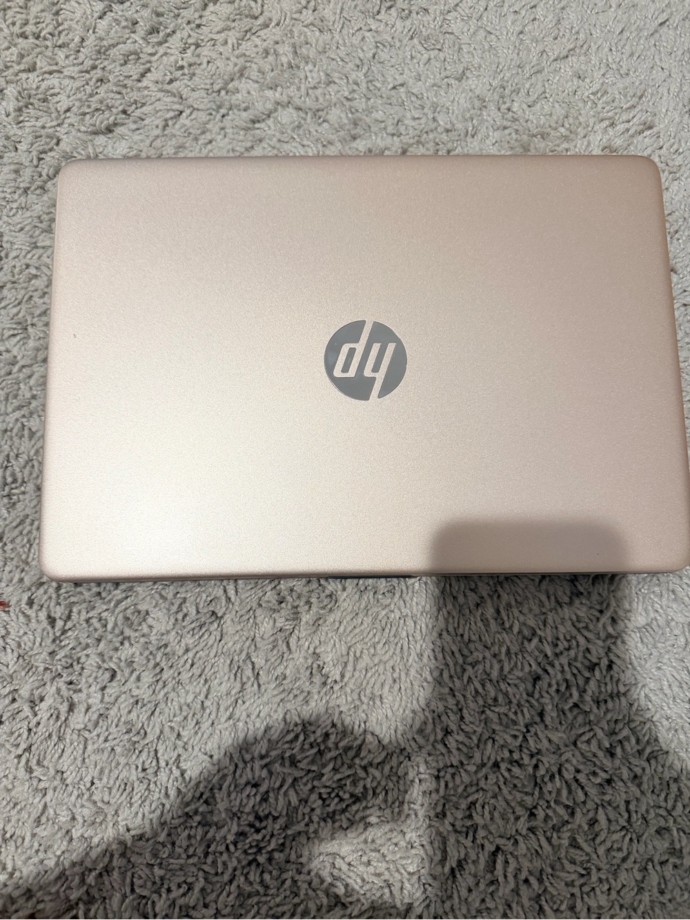 HP 14" Laptop in Rose Pink with Silver Keyboard